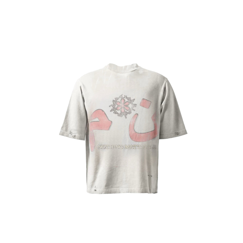 N*M “Charles Manson” White Tee
