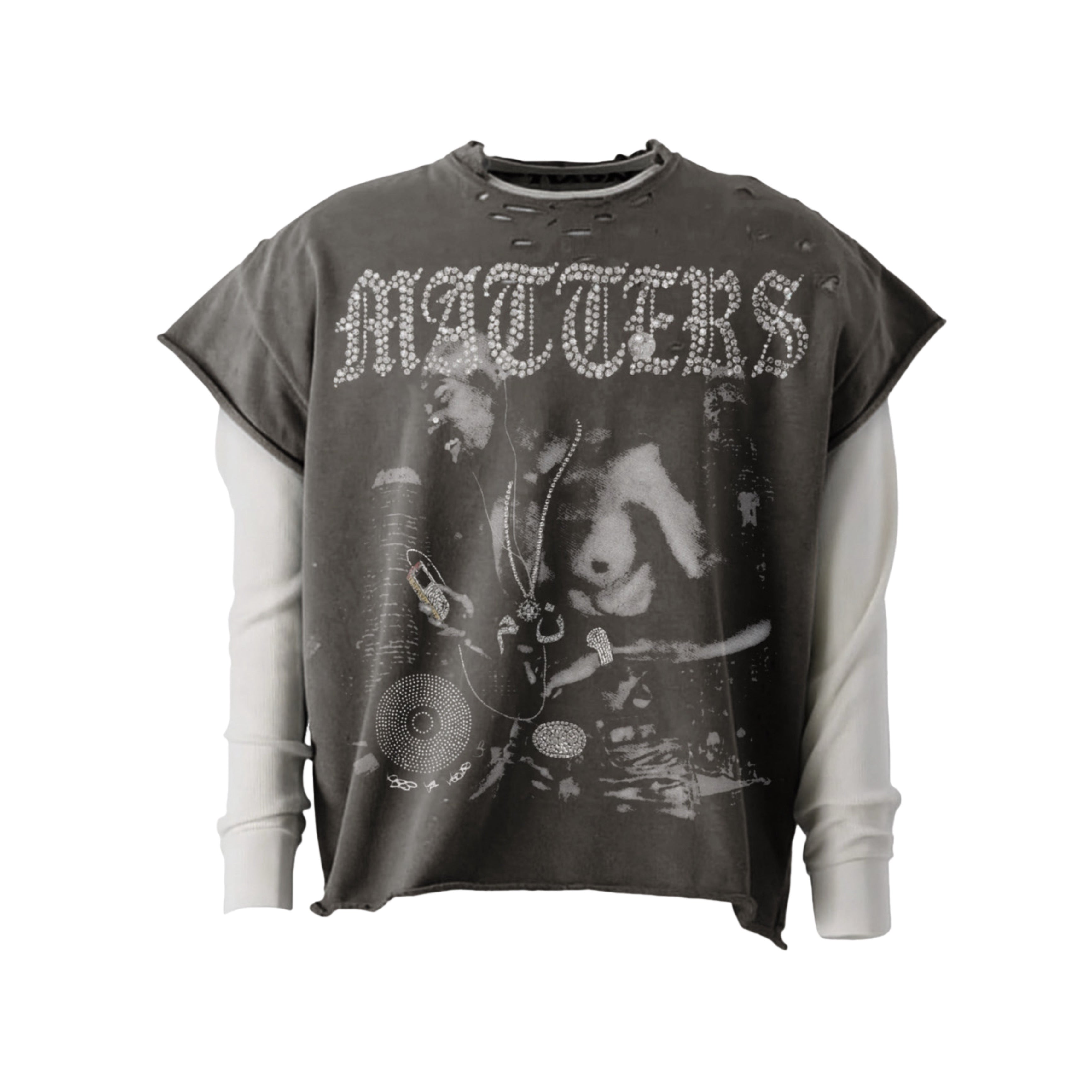 N*M “All Eyez On Me” Double Layered Tee.