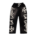 Black “Life Is Misery” Sweatpants