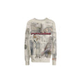 N*M All Over Beige Crewneck